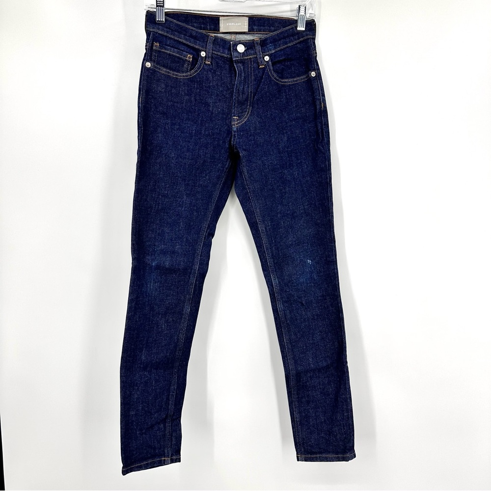 Everlane Mid Rise Jeans Dark Blue Regular Size 26